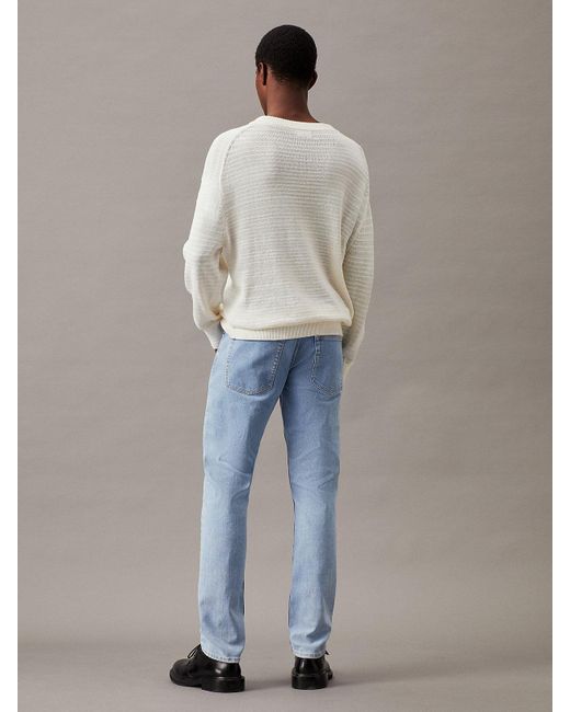 Calvin Klein Blue Slim Coolmax Jeans for men