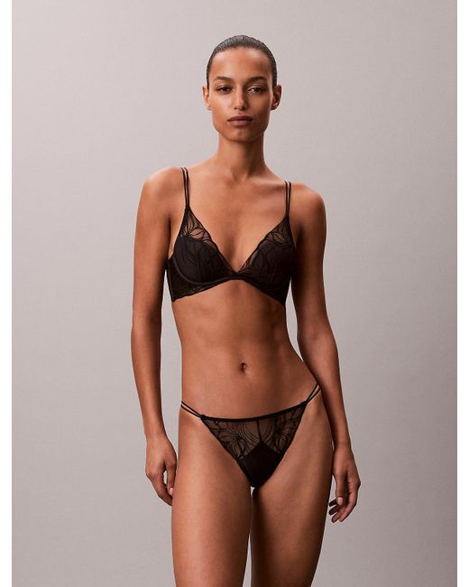 Culotte Calvin Klein en coloris Black