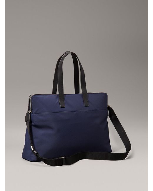 Borsa Per Computer Portatile di Calvin Klein in Blue da Uomo