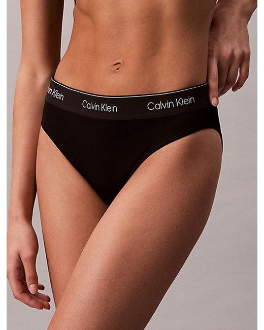 Calvin Klein Black Bikini Bottoms Ck Icon