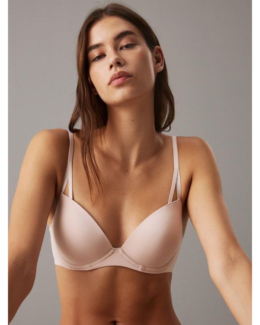 Calvin Klein Brown Push-Up T-Shirt Bra