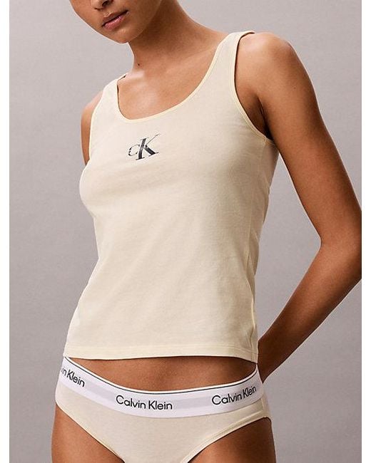 Calvin Klein Multicolor Tank Top Cotton Stretch Lounge