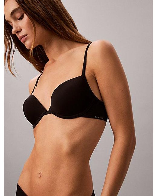 Calvin Klein Push-Up Bikinitop in het Brown