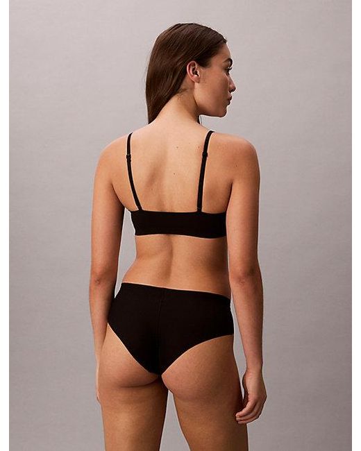 Calvin Klein Gray Lightly Lined Bralette Invisibles