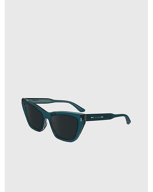 Calvin Klein Blue Butterfly Sunglasses