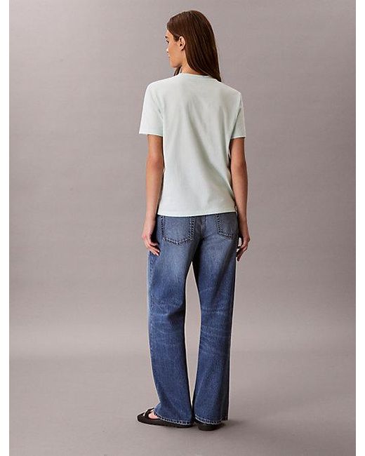 Calvin Klein Blue Jeans Monogram T-Shirt
