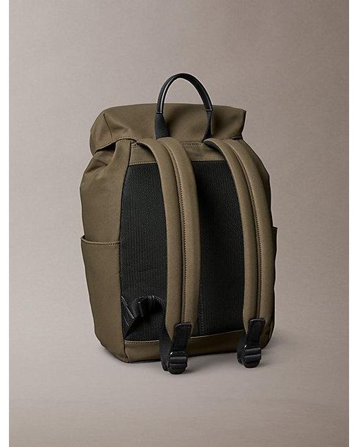 Calvin Klein Gray Canvas Backpack for men
