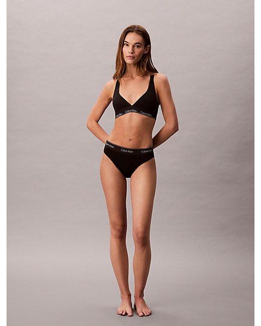 Calvin Klein Black Bikini Bottoms Ck Icon