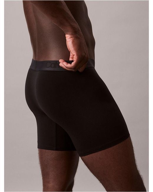 Calvin Klein Blue 3 Pack Boxer Briefs for men