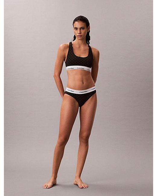 Calvin Klein Brown Bikini Briefs Icon Cotton Modal