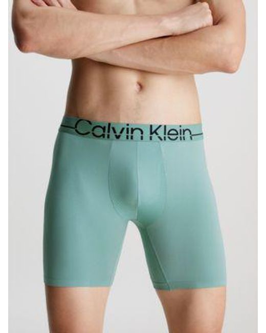 Calvin Klein 3er-Pack Boxershorts mit langem Bein - Pro Fit in Green für Herren