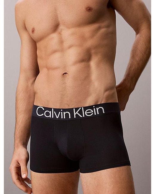 Calvin Klein Gray 3 Pack Trunks Ultra Soft Lyocell for men