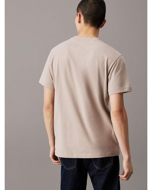 Calvin Klein Natural Logo Tape T-Shirt for men