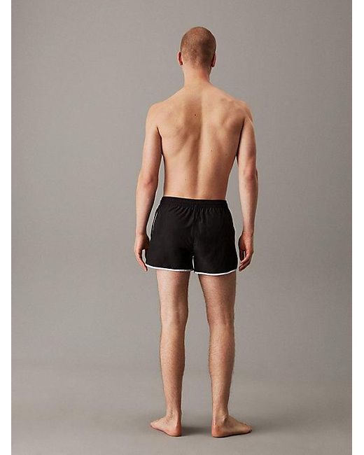 Calvin Klein Runner Zwemshort in het Black voor heren