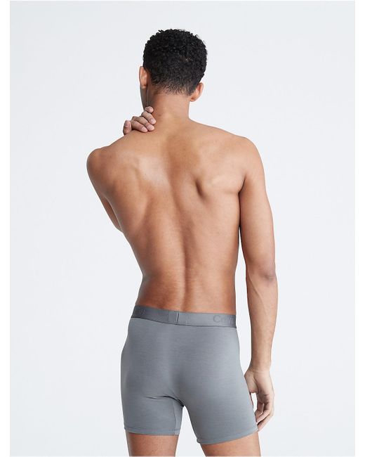 Calvin Klein Gray Ck 3-Pack Boxer Brief for men