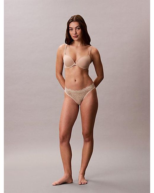 Calvin Klein 3-Pack Strings in het Gray