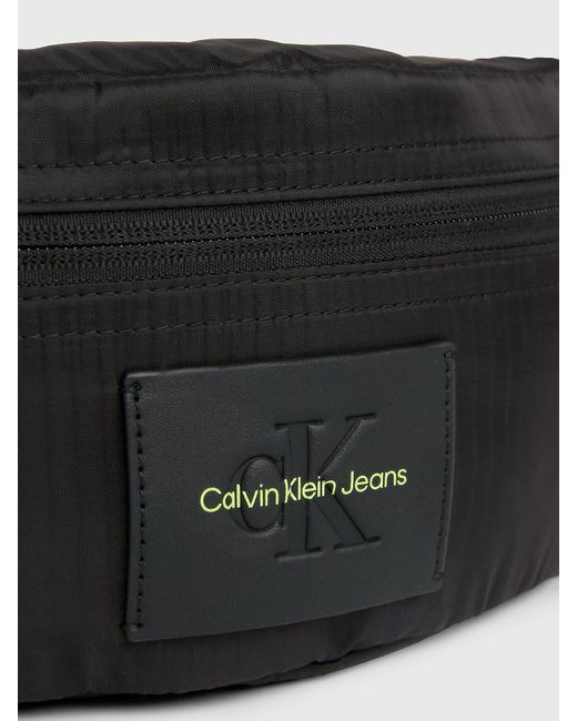 Calvin Klein White Logo Bum Bag for men