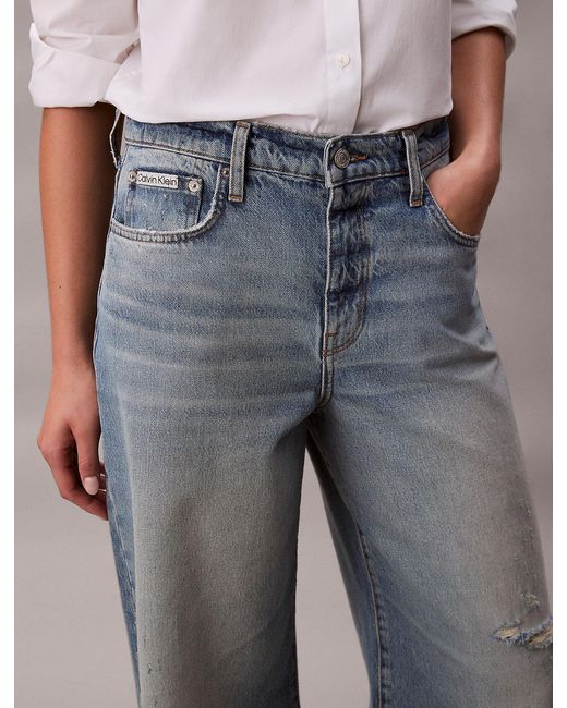 Calvin Klein Multicolor Wide Leg Jeans