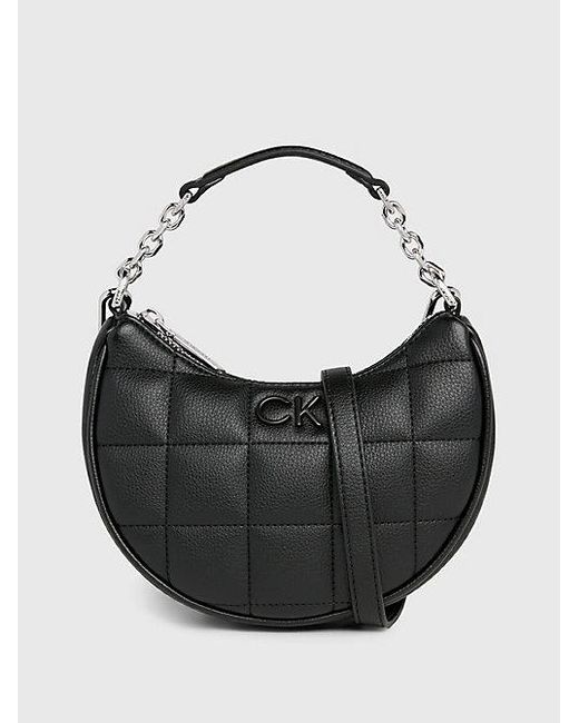 Calvin Klein Black Gesteppte Mini-Handtasche