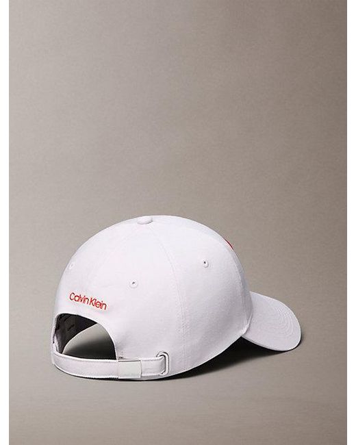 Calvin Klein Multicolor Uv Twill Logo Embroidery Adjustable Cap