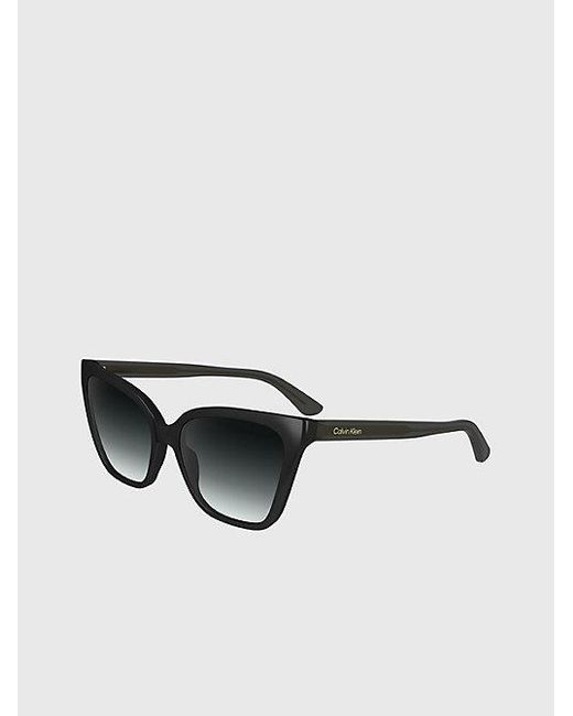 Calvin Klein Black Cat Eye Sunglasses Ck24507S