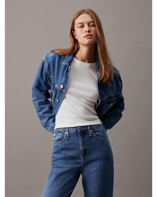 Veste en jean collector Calvin Klein en coloris Blue