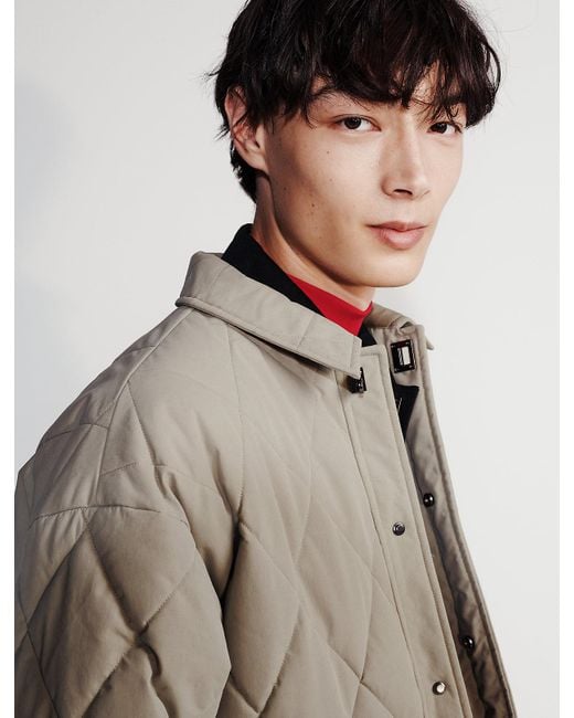 Giubbotto Trapuntato di Calvin Klein in Natural da Uomo