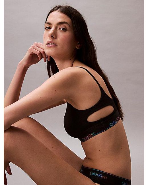 Calvin Klein Bralette in het Black