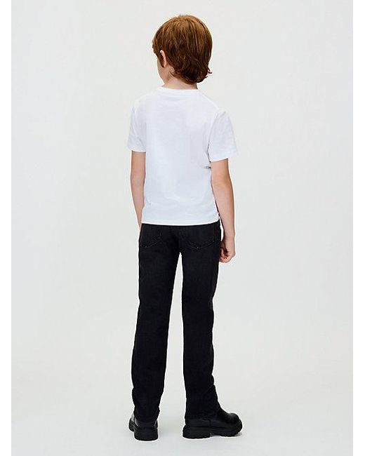 Calvin Klein Blue Jeans Mid Rise Straight Jeans for men