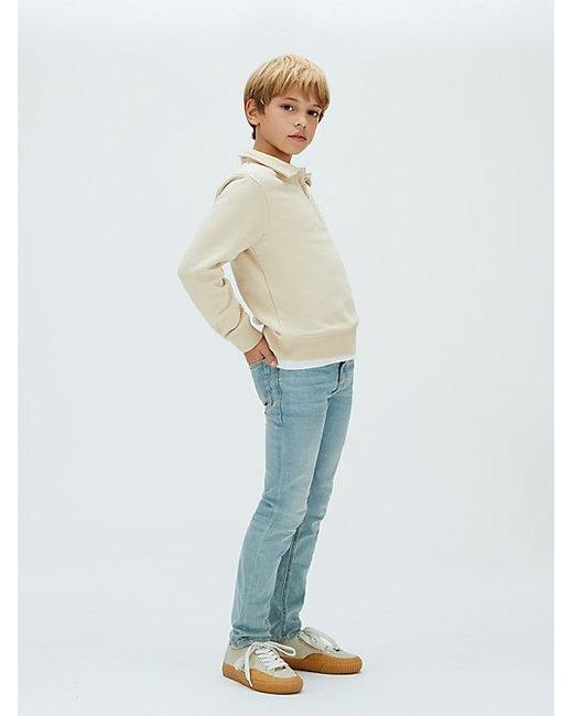 Calvin Klein Blue Jeans Mid Rise Slim Jeans for men