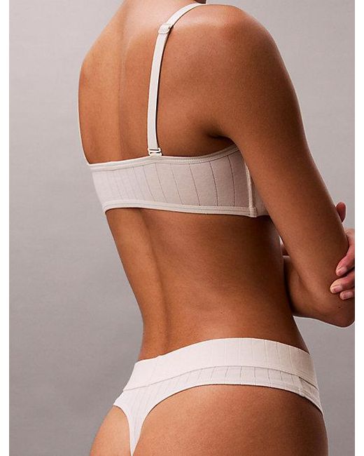 Calvin Klein Multicolor Thong Heritage Cotton Stretch