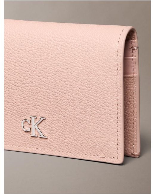 Calvin Klein Multicolor Minimal Monogram Flap Card Case