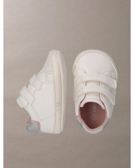 Calvin Klein Natural Jeans Baby Signature Velcro Trainers