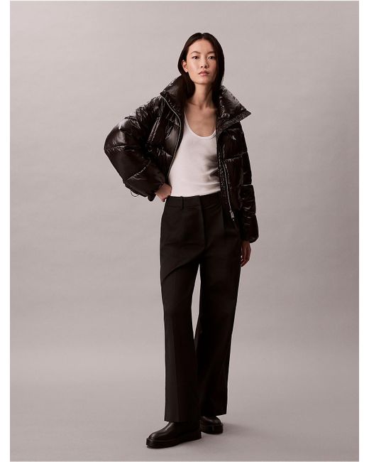 Calvin Klein Black Calvin Klein Shine Puffer Jacket