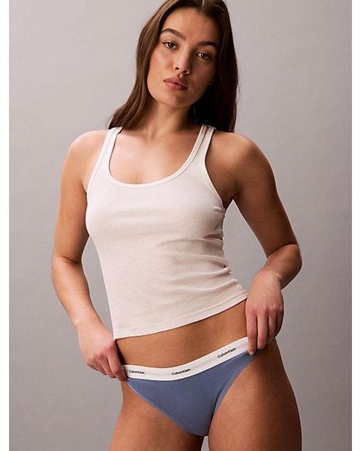 Calvin Klein Multicolor Bikini Briefs Cotton Stretch Rib