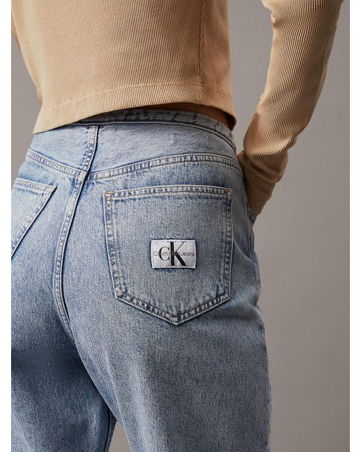 Calvin Klein Blue Authentic Slim Straight Jeans