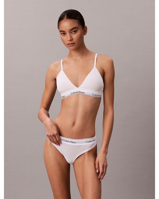 String Calvin Klein en coloris White