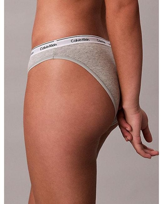Calvin Klein Red 3 Pack Bikini Briefs Icon Logo