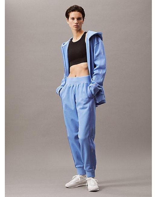 Calvin Klein Blue Sport Fleece Joggers