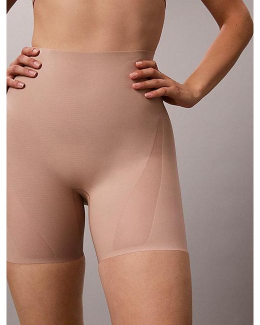 Calvin Klein Multicolor Sculpted Shapewear Shorts Stay Put Mesh