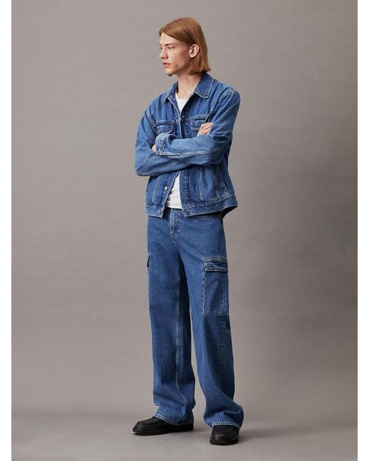Calvin Klein Blue 90's Denim Jacket for men