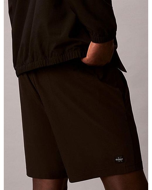 Calvin Klein Brown Sport Water Repellent Performance Gym Shorts for men
