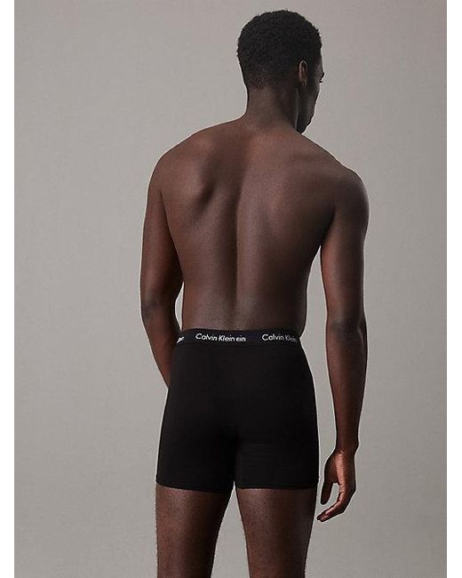 Calvin Klein Black 3 Pack Boxer Briefs - Cotton Stretch for men