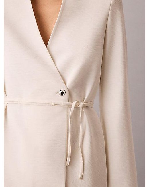 Calvin Klein Natural Textured Shine Blazer