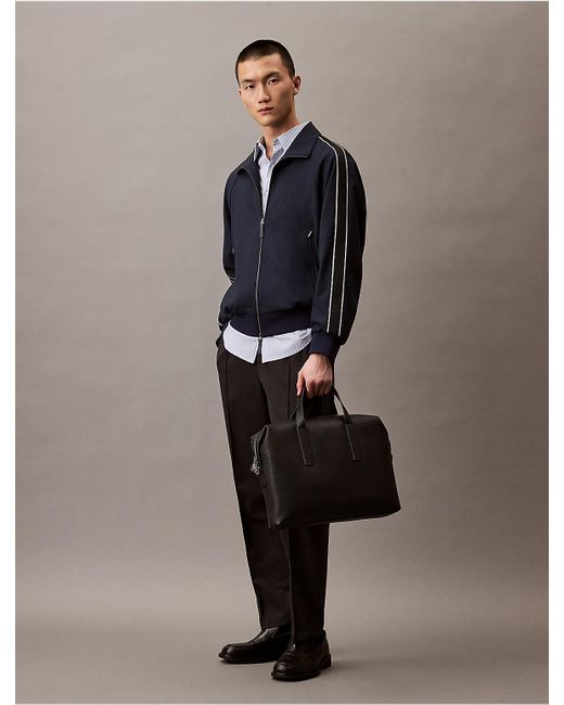 Calvin Klein Gray All Day Commuter Briefcase for men