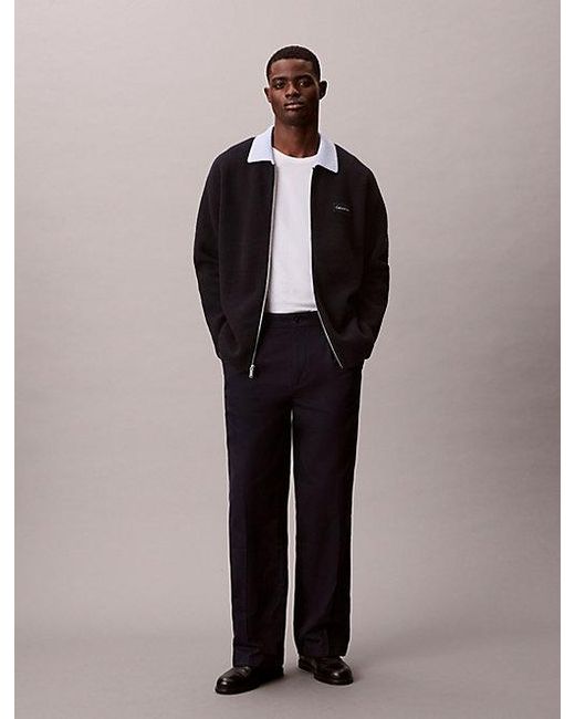 Calvin Klein Blue Jeans 90S Straight Chino Trousers for men