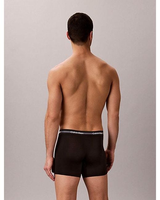 Calvin Klein Black 3 Pack Boxer Briefs for men