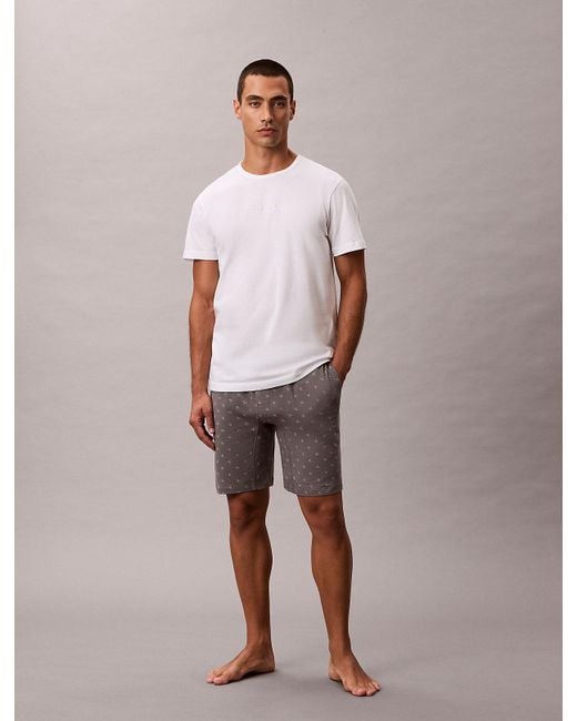 Calvin Klein Multicolor Shorts Pyjama Set for men