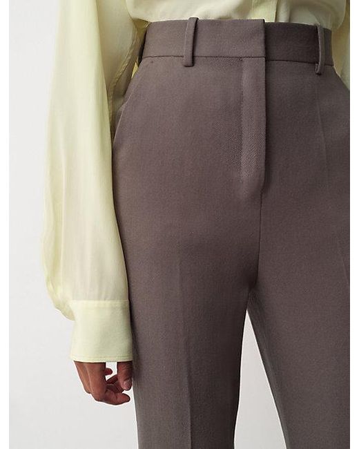 Calvin Klein Gray Lucia Slim Trousers