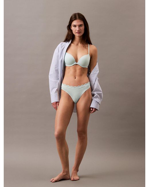 Reggiseno Con Scollo Profondo Push Up di Calvin Klein in Multicolor
